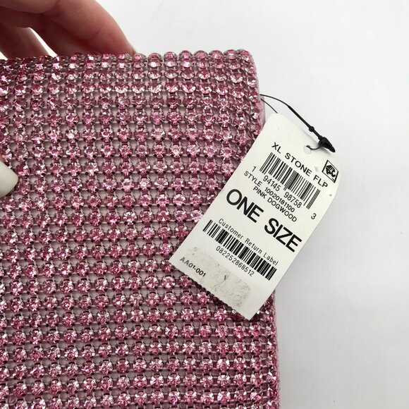 I.N.C. International Concepts Pink Dogwood Stone Flip Crossbody Bag - Picture 10 of 11